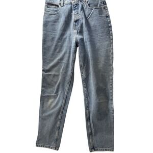 Crossroads Relaxed Fit High Rise‎ Light Wash Denim Jeans Womens Size 12R